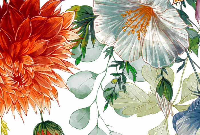 Mural - Ethereal Tropic (Per Sqm)