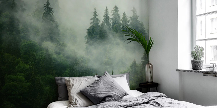 Mural - Foggy Forest (Per Sqm)