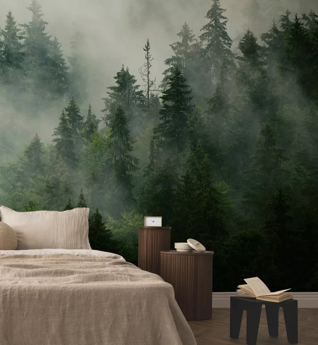 Mural - Foggy Forest (Per Sqm)