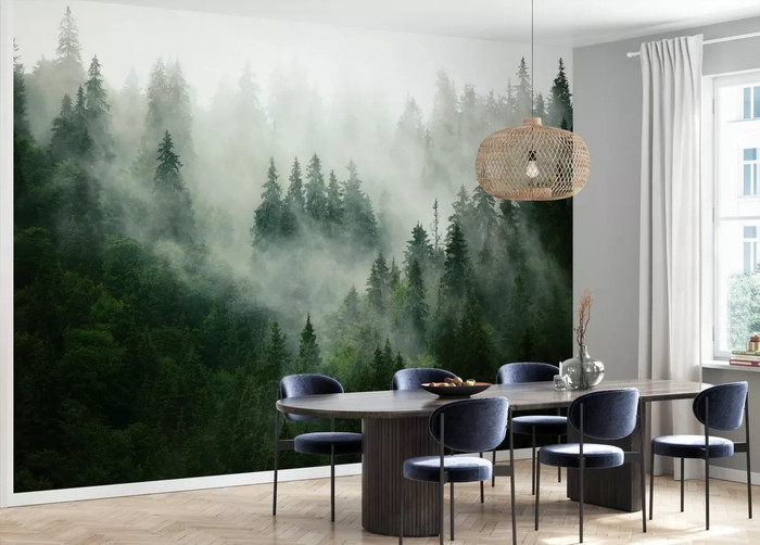 Mural - Foggy Forest (Per Sqm)