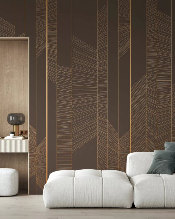 Mural - Illuminated Lines Manor House (Per Sqm)