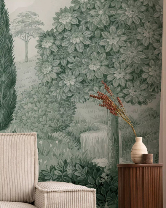 Mural - Tuscan Splendour Green (Per Sqm)