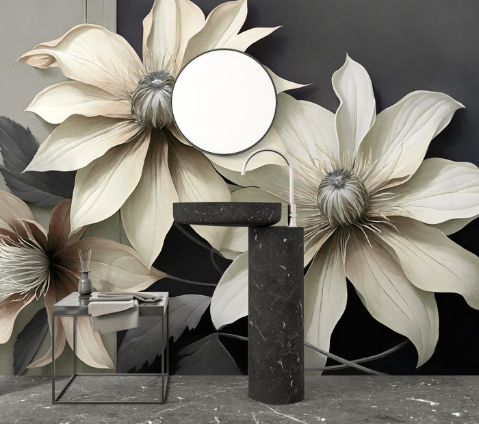 Mural - Camille Cream (Per Sqm)