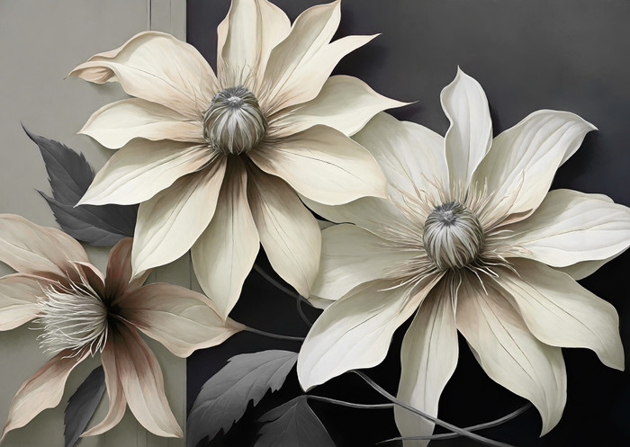 Mural - Camille Cream (Per Sqm)