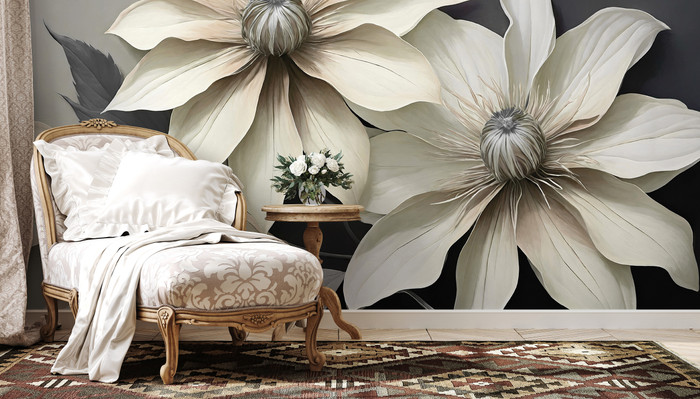 Mural - Camille Cream (Per Sqm)