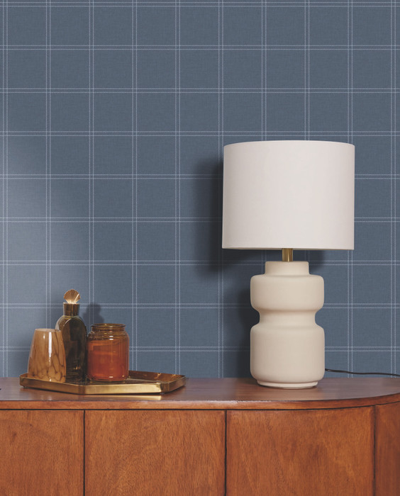 Fine Lines - Denim Blue