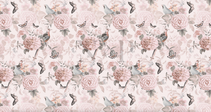 Mural - Blossom Birds (Per Sqm) Mural - Blossom Birds (Per Sqm)