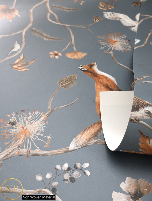 Mural - Playful Forest Slate (Per Sqm)
