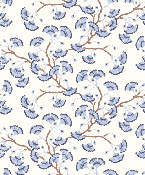 Ginko Garden - Faded Indigo