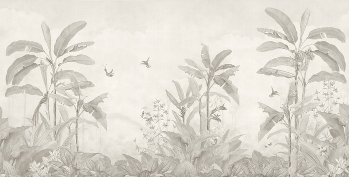Mural - Borneo Vintage Sepia (Per Sqm)