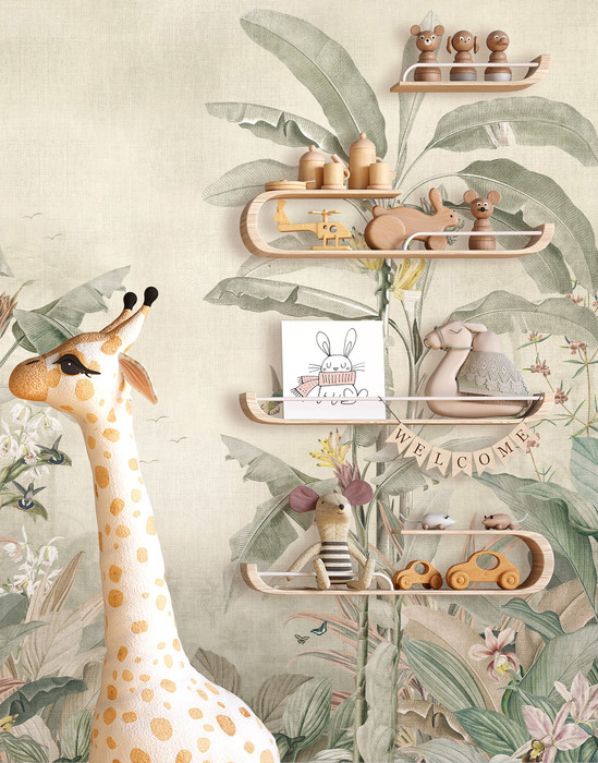 Mural - Borneo Vintage Sage (Per Sqm)