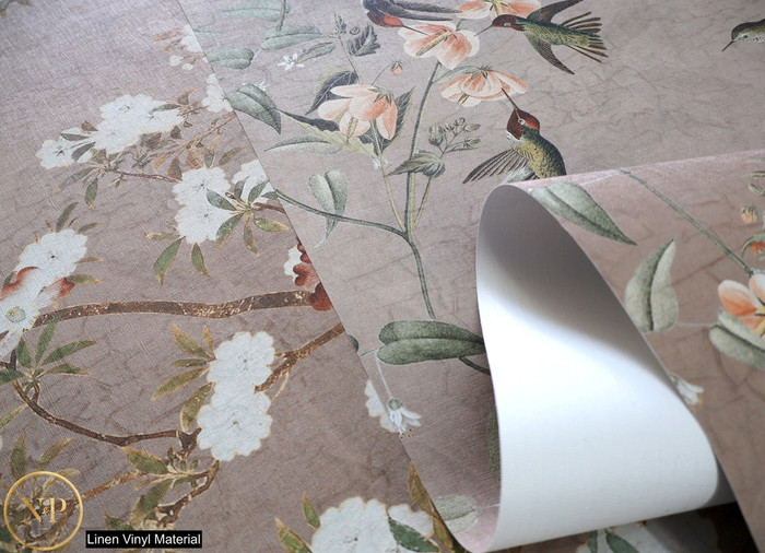 Mural - Lingering Garden Blush (Per Sqm)