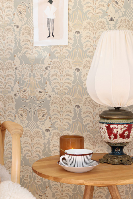 Hello Monkey - Pale Sage Green