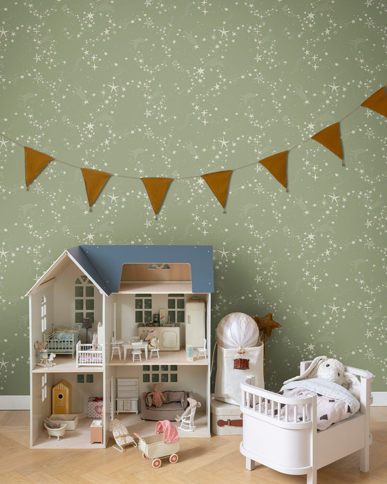 Stjarnhimlen - Sage / Cream