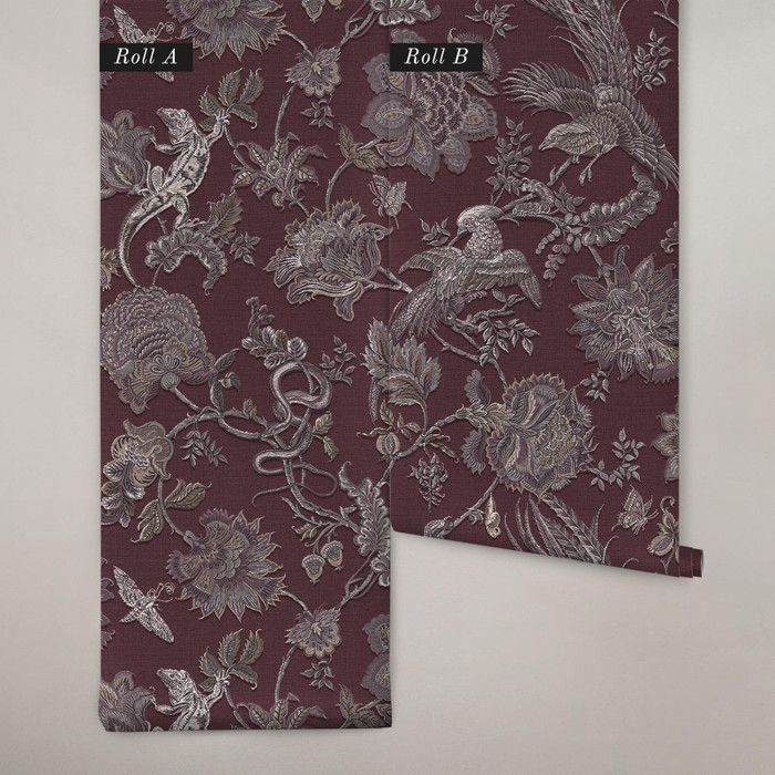 Eternal Weave - Damson (Set of 2 Rolls)