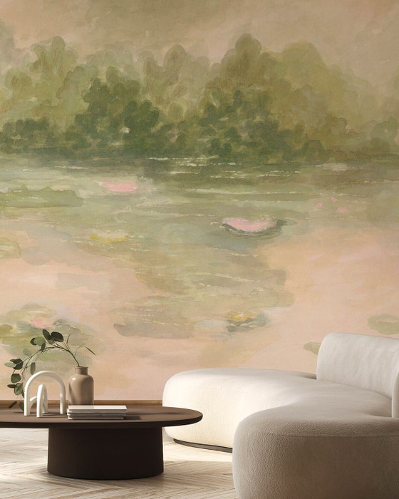 Mural - Silent Light Lilypond (Per Sqm)