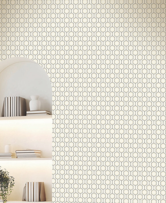 Hexaline - White / Gold