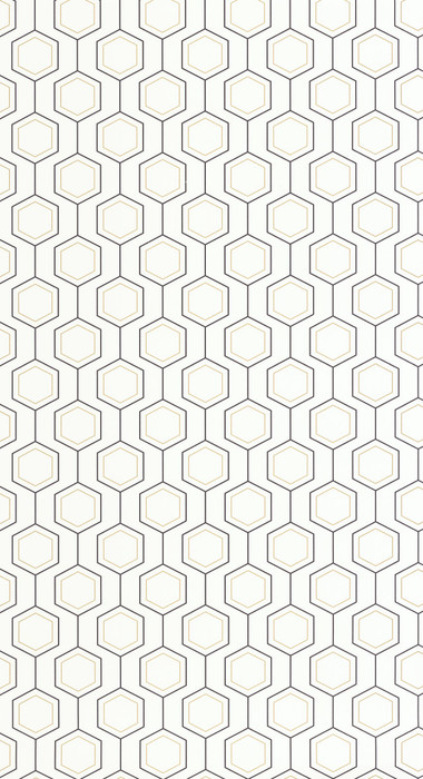 Hexaline - White / Gold