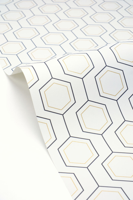Hexaline - White / Gold