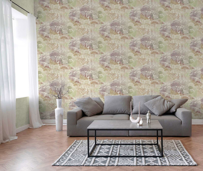 Pastel Woodland - Green