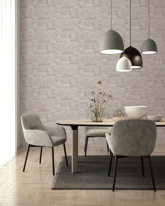 Pastel Woodland - Heather Grey