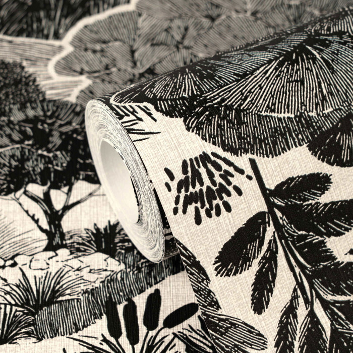 Pastel Woodland - Monochrome