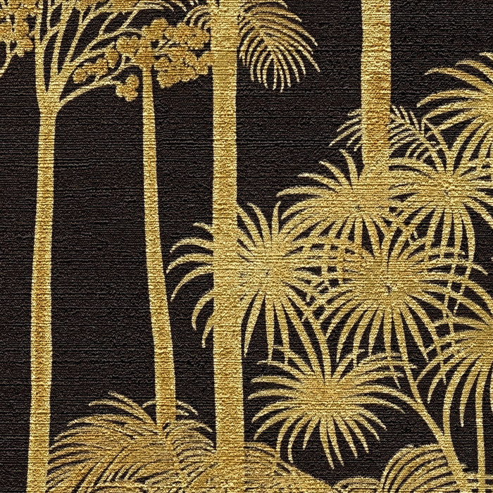 Palm Sanctuary - Black / Gold