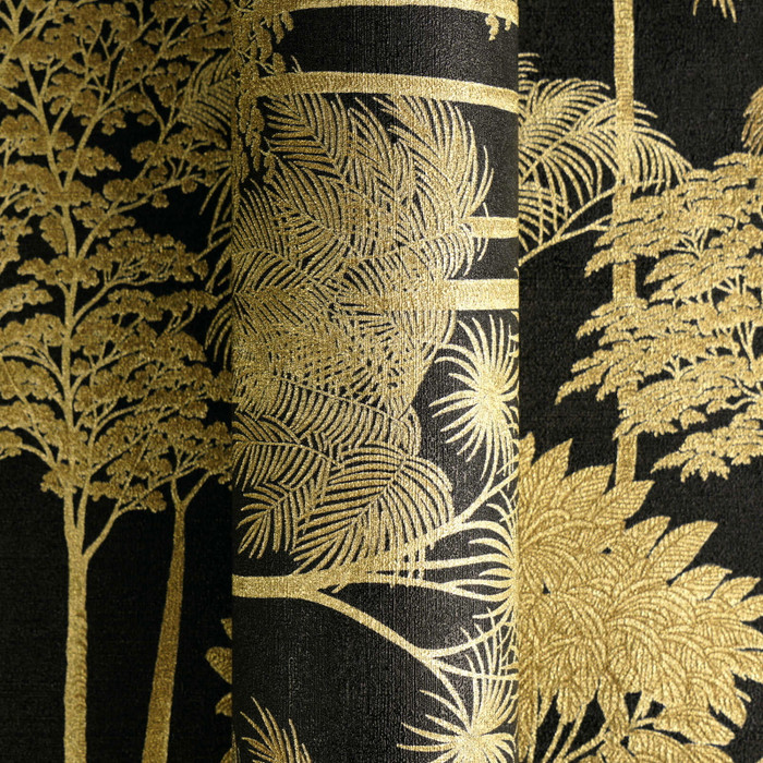 Palm Sanctuary - Black / Gold