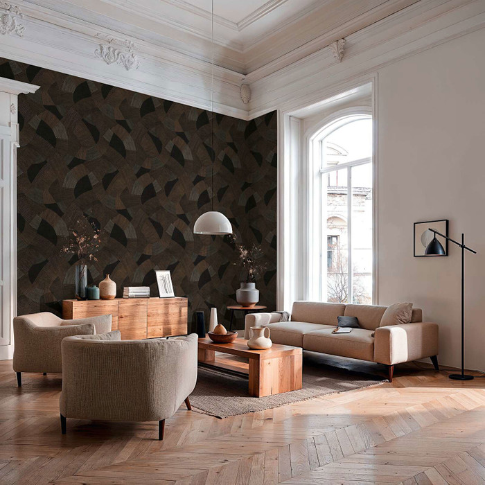 Woven Geo - Black / Copper