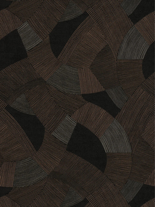 Woven Geo - Black / Copper