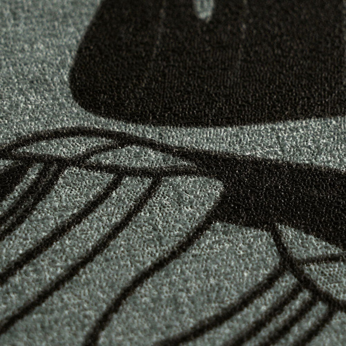 Linen Tropica - Black / Teal