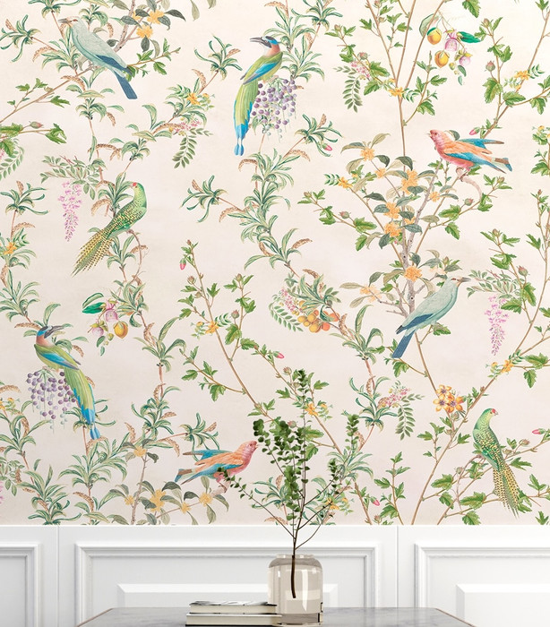 Mural - Vintage Vines Ivory (Per Sqm)