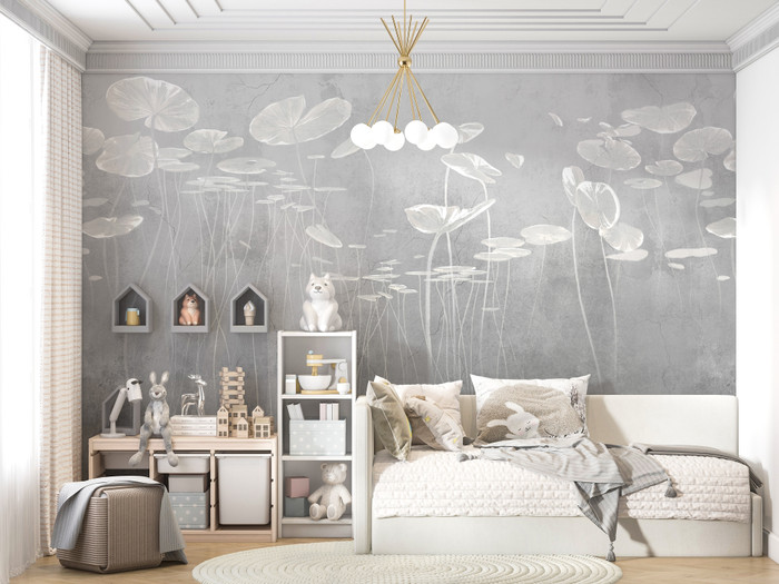 Mural - Slow Moving Grey (Per Sqm)