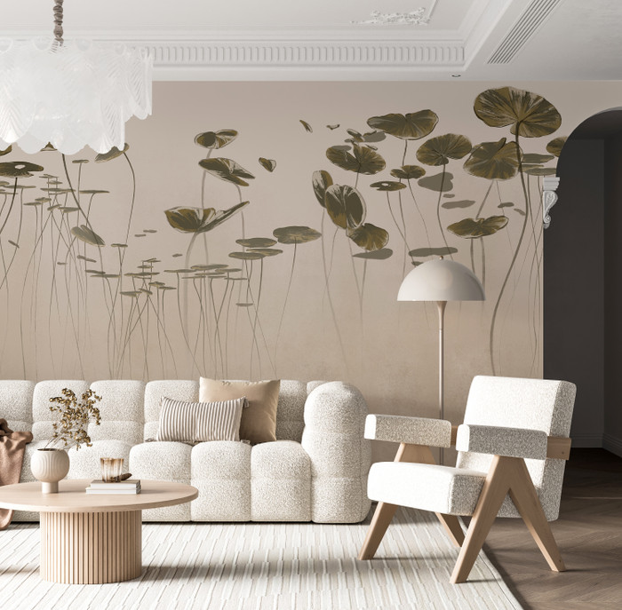 Mural - Slow Moving Taupe (Per Sqm)