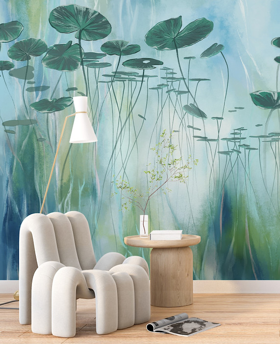 Mural - Slow Moving Blues (Per Sqm)