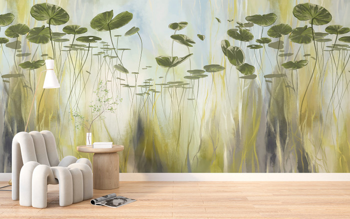 Mural - Slow Moving Yellow (Per Sqm)