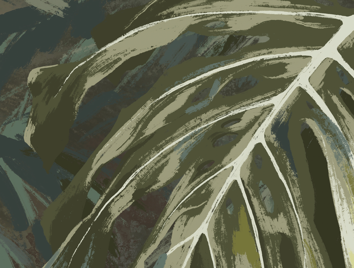 Mural - Tropical Mist Haze (Per Sqm)