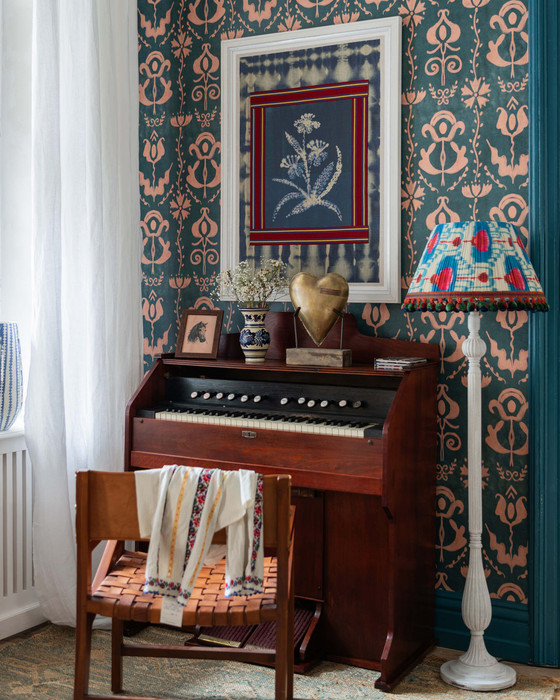 Grandma's Stencil - Mustard