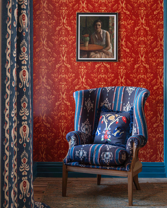 Ancestral Ikat - Anthracite