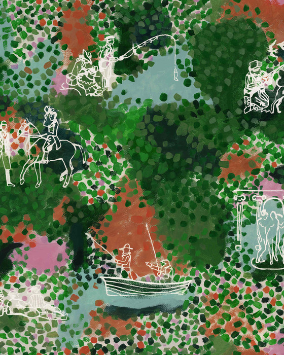 Castles's Garden - Verdant Green