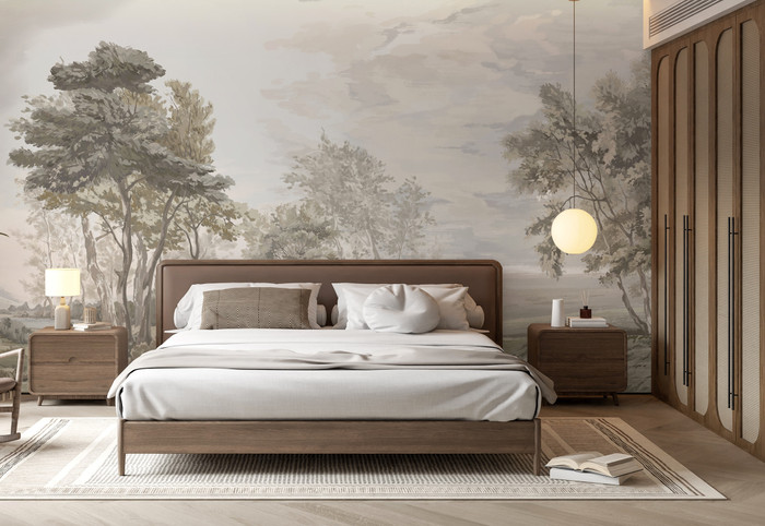 Mural - Natures Poem Pastel (Per Sqm)