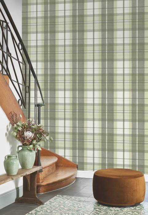 Tartan Touch - Almond Green
