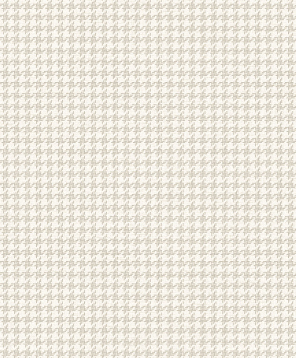Houndstooth - Beige Linen