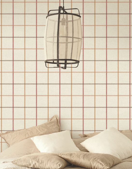 Smooth Grid - Burnt Cream