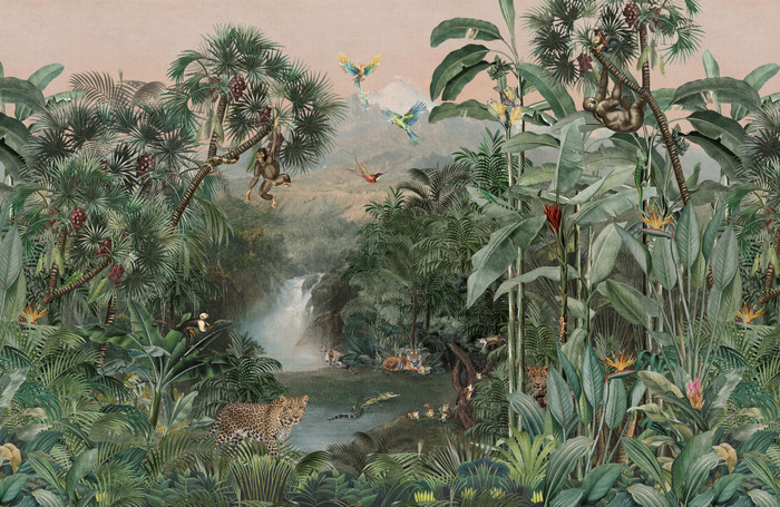 Mural - Max Tropical Pink (Per Sqm)