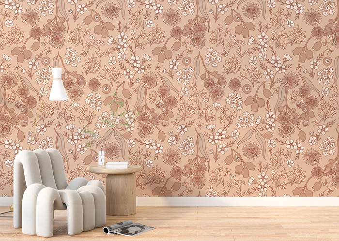 Mural - Terra Floral (Per Sqm)