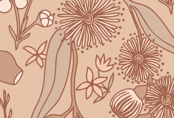 Mural - Terra Floral (Per Sqm)