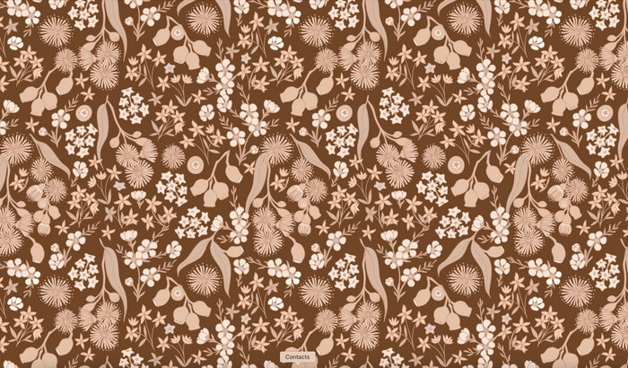 Mural - Terra Floral Dark (Per Sqm)