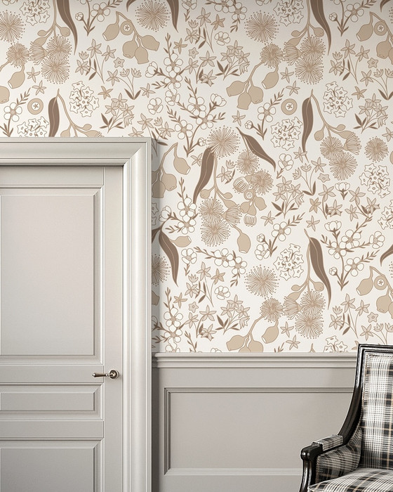 Mural - Terra Floral Neutral (Per Sqm)
