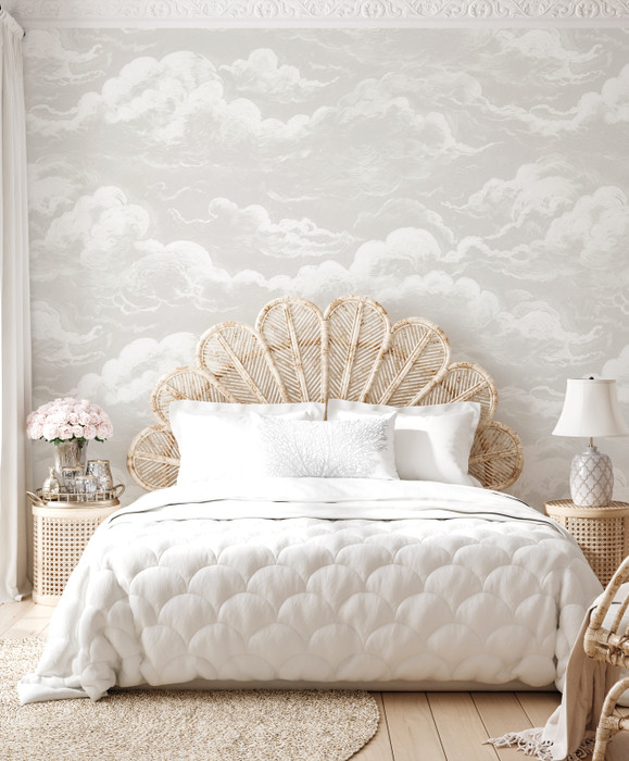 Mural - Cloud Relief Grey (Per Sqm)